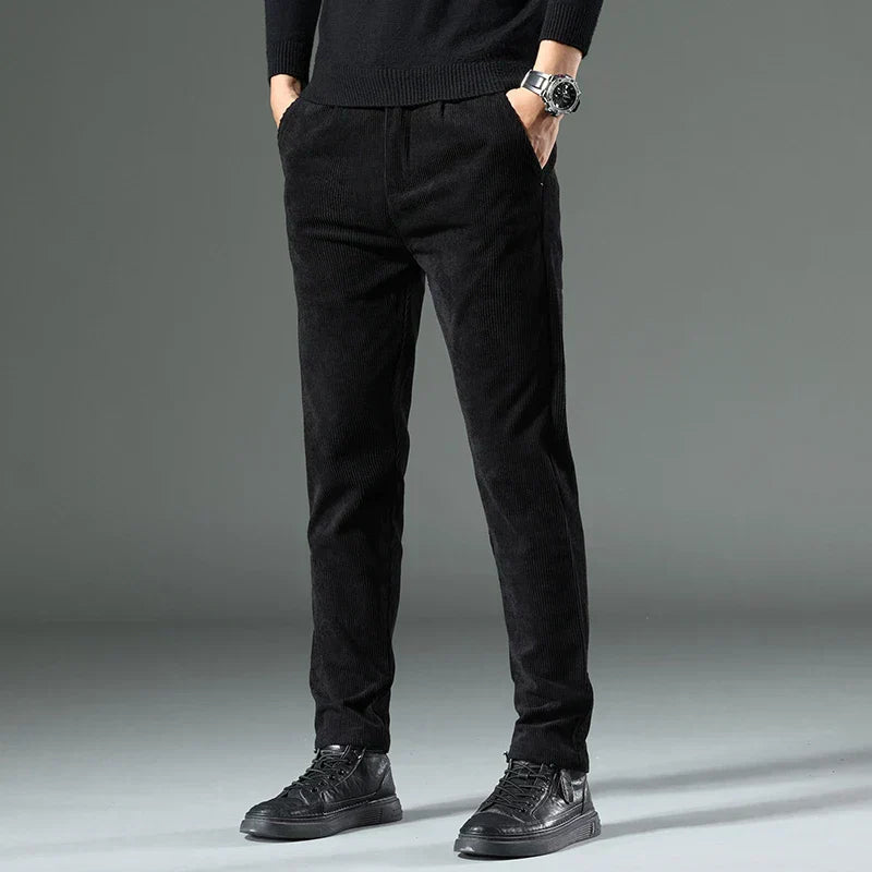 NICHOLAS | MEN'S RIBBED TROUSERS - Echelon Lifestyle