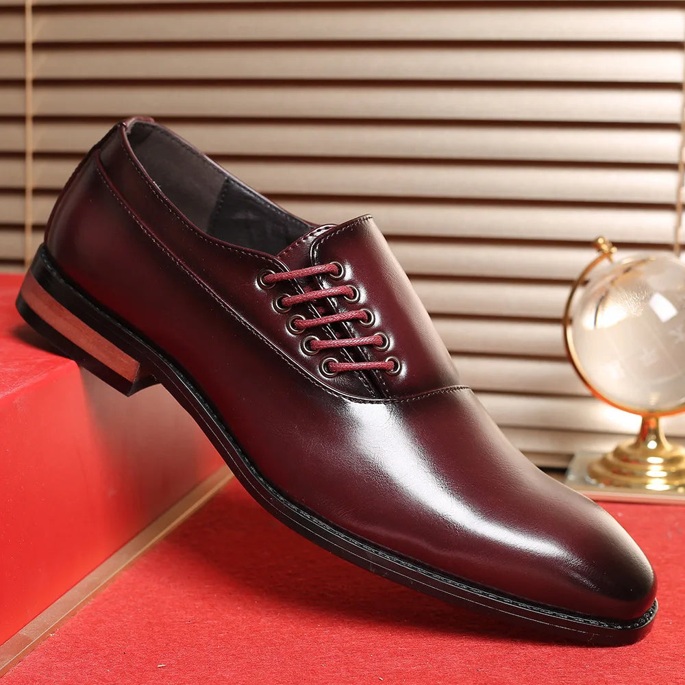 Bertolini Genuine Leather Oxford Shoes - Echelon Lifestyle