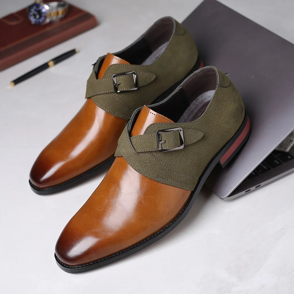 Luca Mancini Leather Dress Shoes - Echelon Lifestyle