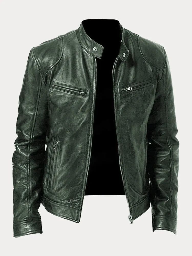 LUCAS | CASUAL LEATHER JACKET - Echelon Lifestyle