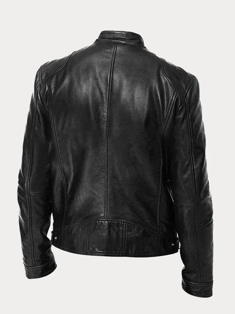 LUCAS | CASUAL LEATHER JACKET - Echelon Lifestyle