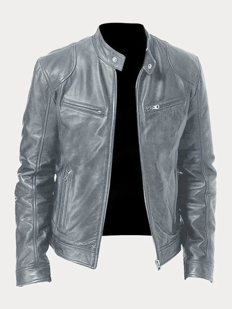 LUCAS | CASUAL LEATHER JACKET - Echelon Lifestyle