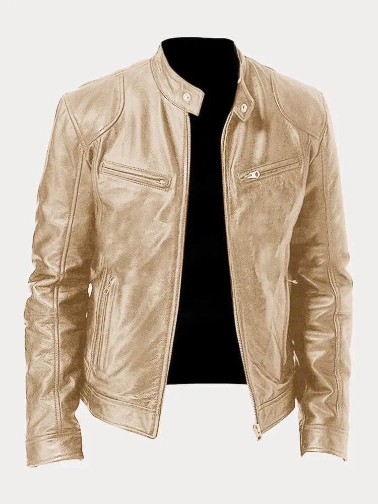 LUCAS | CASUAL LEATHER JACKET - Echelon Lifestyle