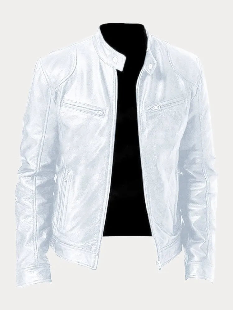 LUCAS | CASUAL LEATHER JACKET - Echelon Lifestyle