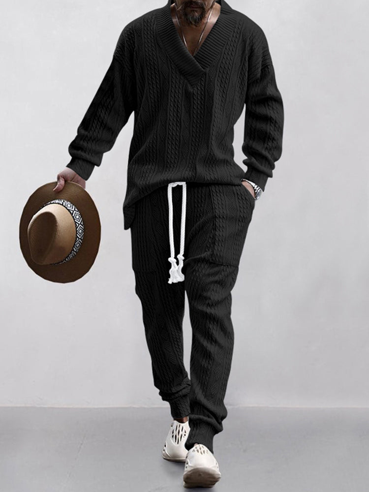 Athleisure Cable Jacquard Set - Echelon Lifestyle