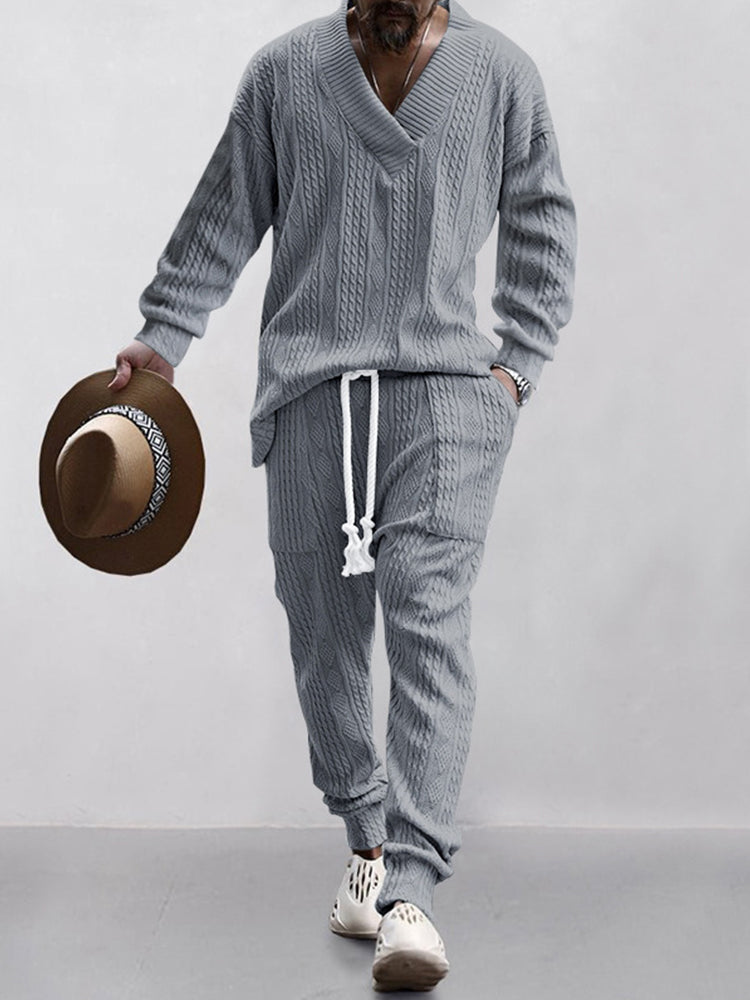 Athleisure Cable Jacquard Set - Echelon Lifestyle