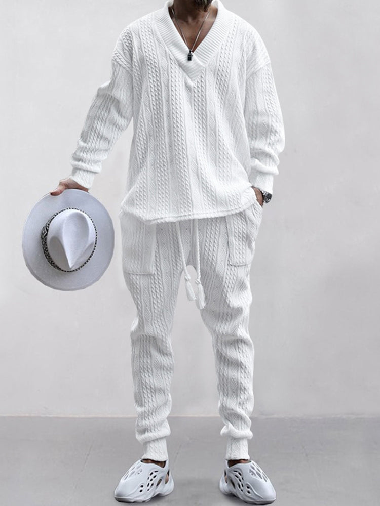 Athleisure Cable Jacquard Set - Echelon Lifestyle