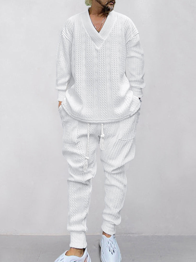 Athleisure Cable Jacquard Set - Echelon Lifestyle