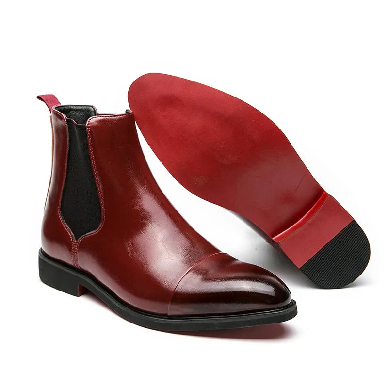 Vincent | Genuine leather Chelsea boots - Echelon Lifestyle