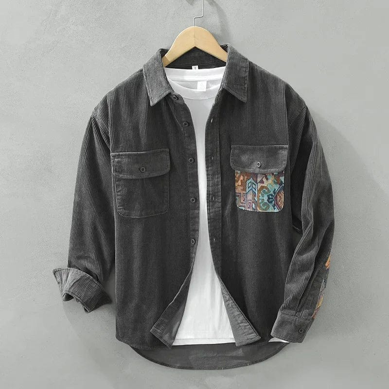 OLIVER | COMFORTABLE PATCHWORK SHIRT - Echelon Lifestyle