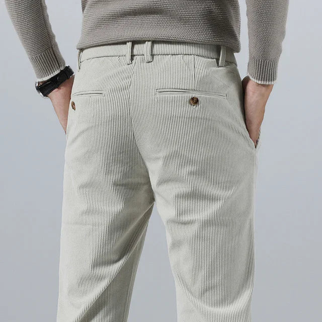 NICHOLAS | MEN'S RIBBED TROUSERS - Echelon Lifestyle