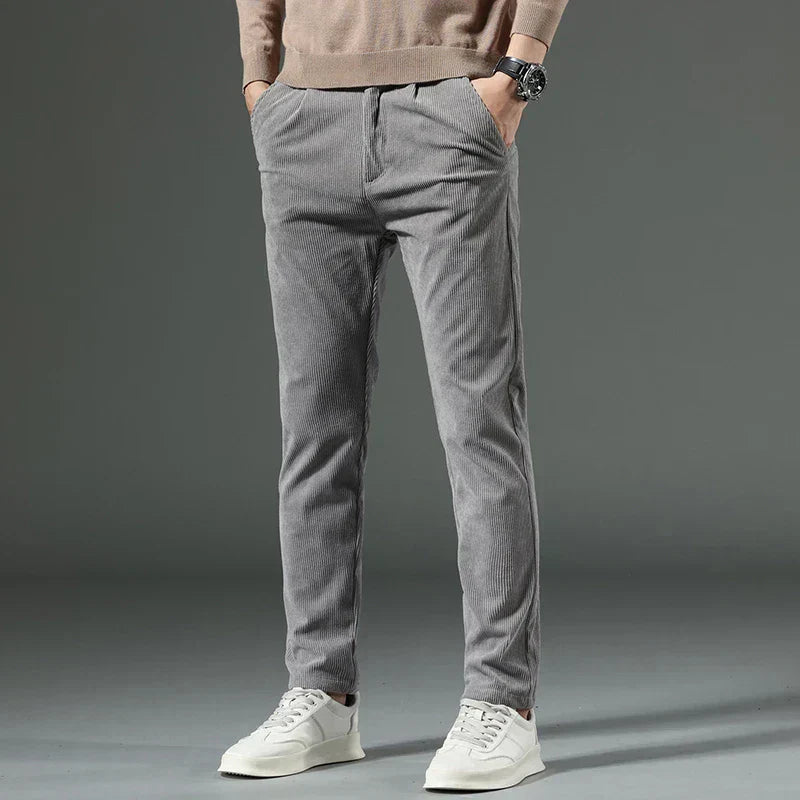 NICHOLAS | MEN'S RIBBED TROUSERS - Echelon Lifestyle