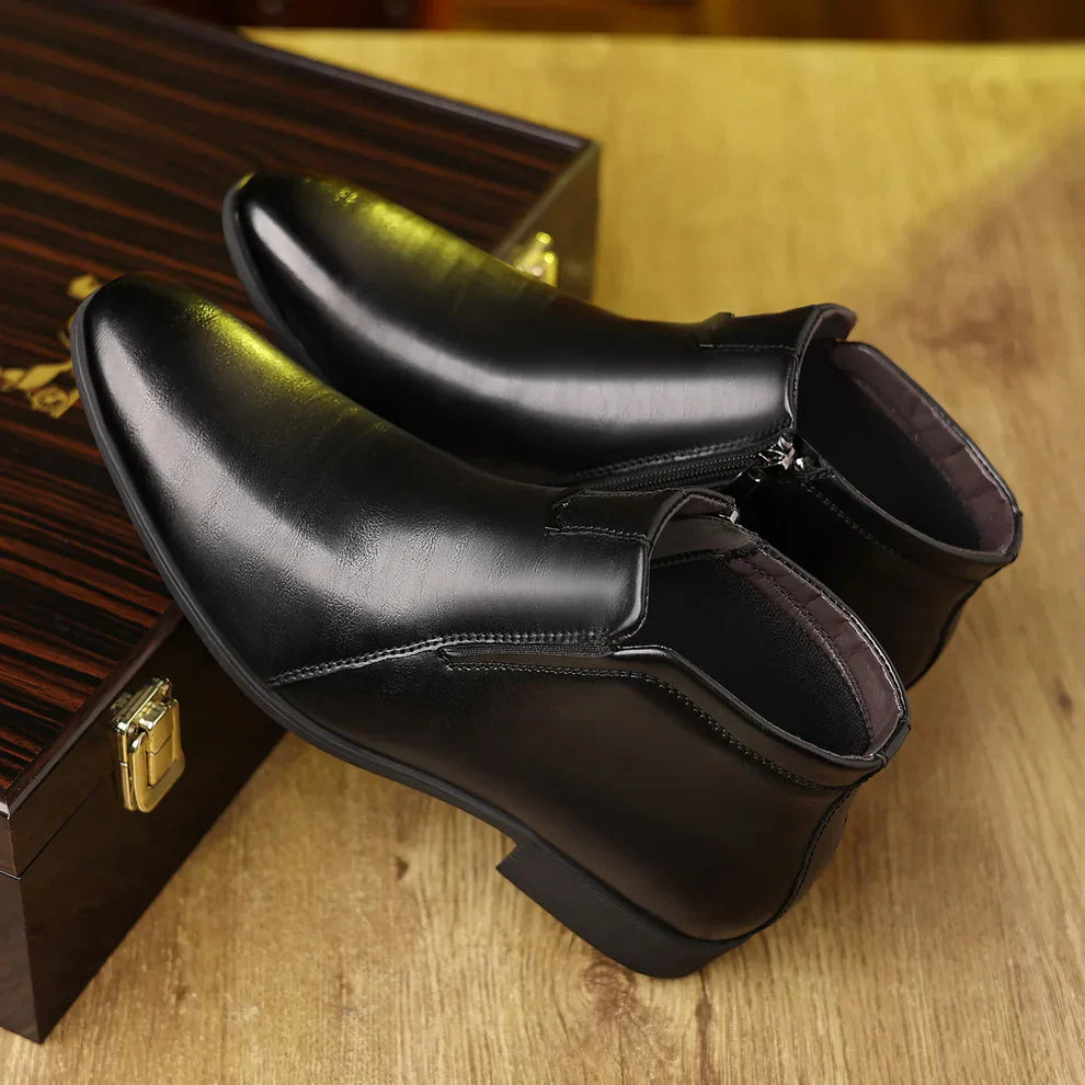 Oliver Prescott Luxe Retro Ankle Boots - Echelon Lifestyle