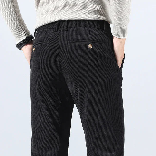 NICHOLAS | MEN'S RIBBED TROUSERS - Echelon Lifestyle