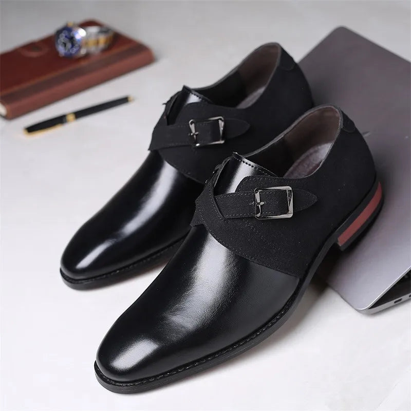 Luca Mancini Leather Dress Shoes - Echelon Lifestyle