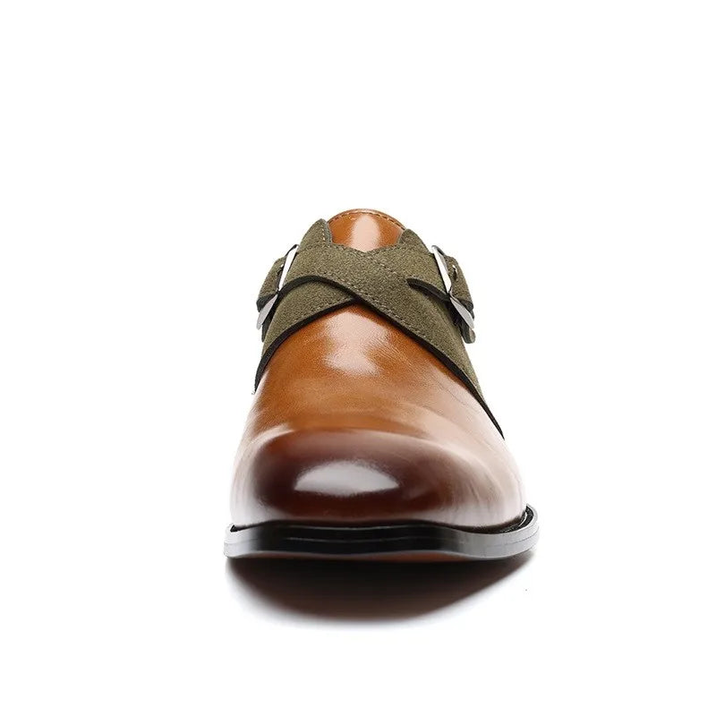 Luca Mancini Leather Dress Shoes - Echelon Lifestyle