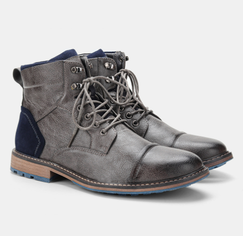 Aaron | Handcrafted Premium Leather Oxford Boots - Echelon Lifestyle
