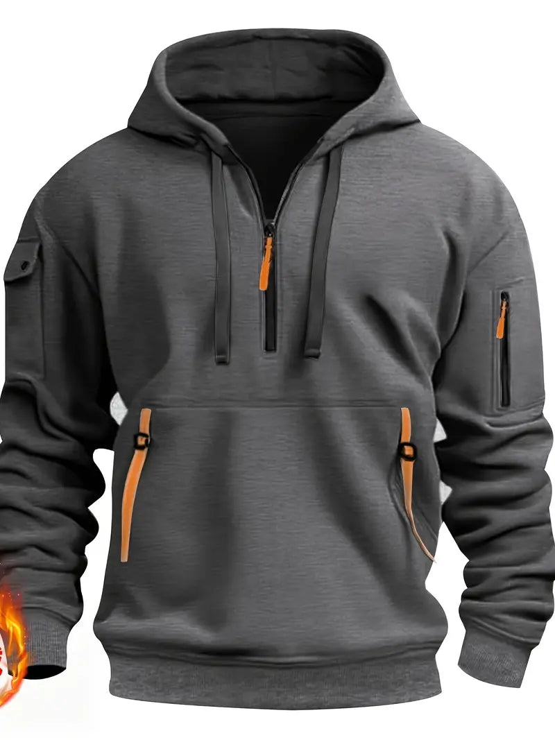 LUCA | CASUAL FLEECE HOODED SWEATSHIRT - Echelon Lifestyle