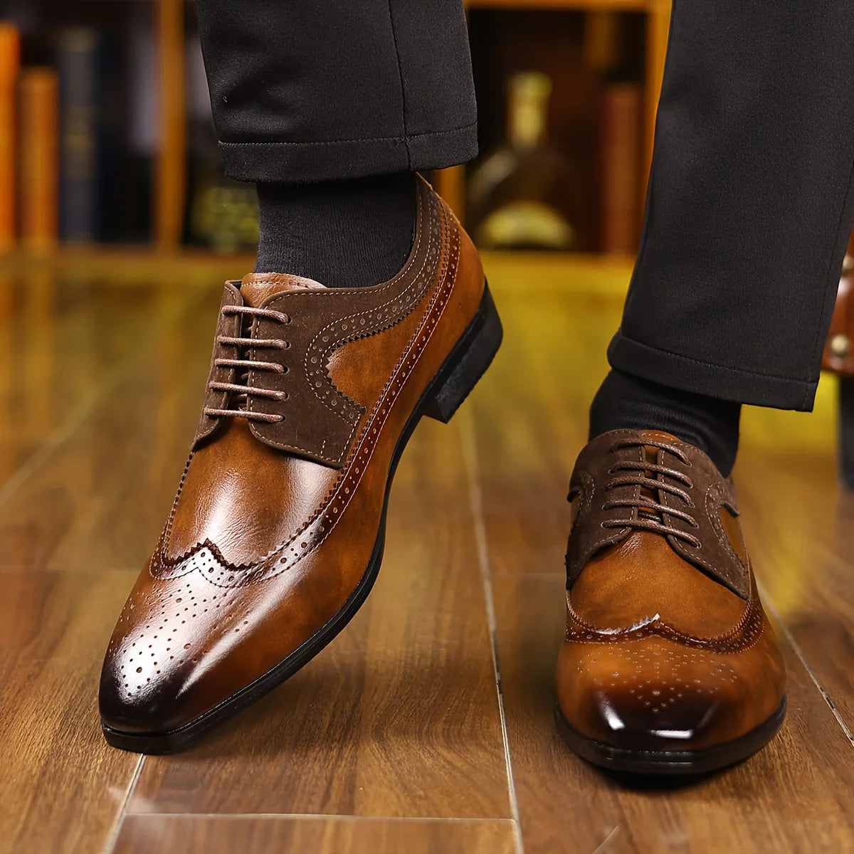Alexander Prescott Leather Dress Shoes - Echelon Lifestyle