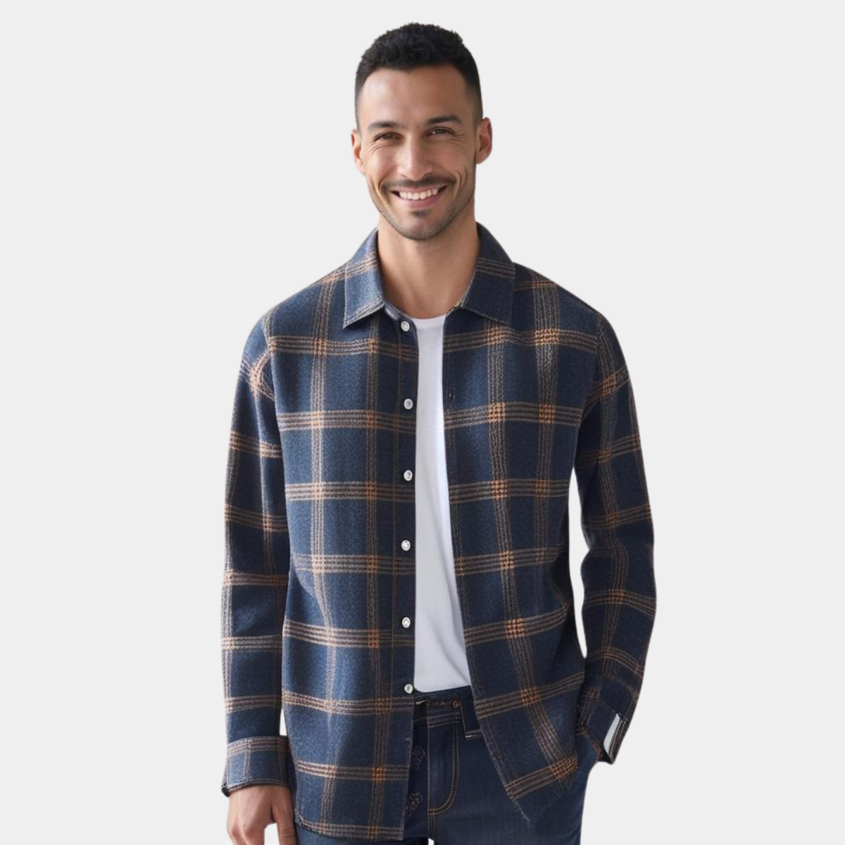 JONATHAN | ELEGANT PLAID SHIRT - Echelon Lifestyle