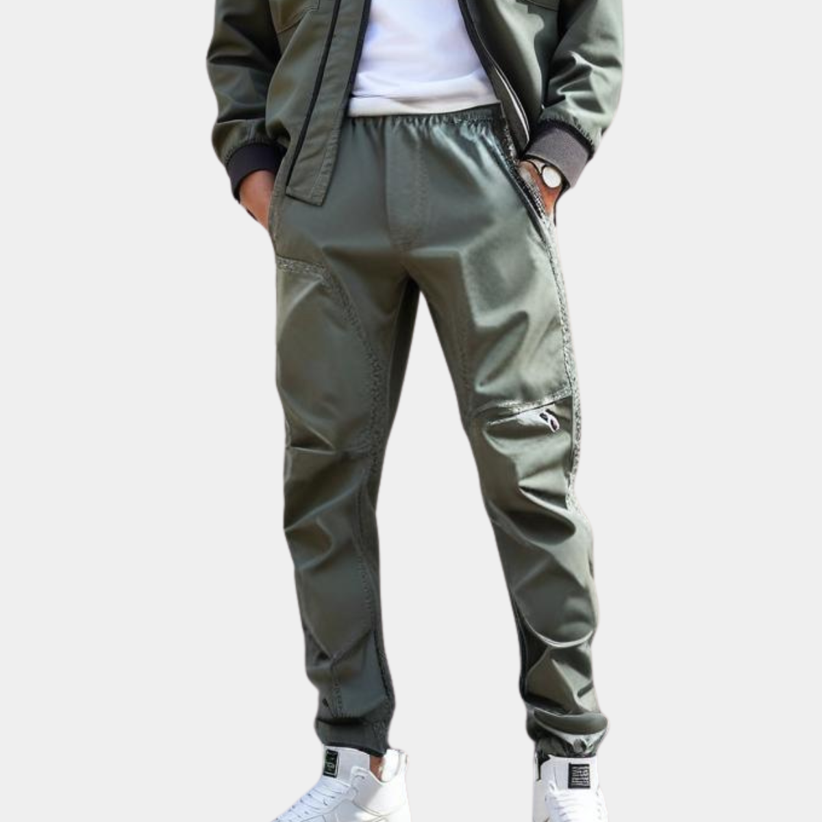 RYAN | SPORTY TROUSERS WITH MODERN DETAILS - Echelon Lifestyle