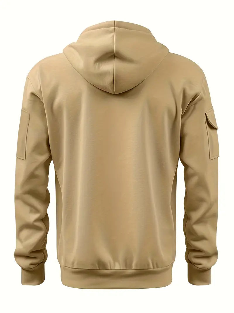 LUCA | CASUAL FLEECE HOODED SWEATSHIRT - Echelon Lifestyle