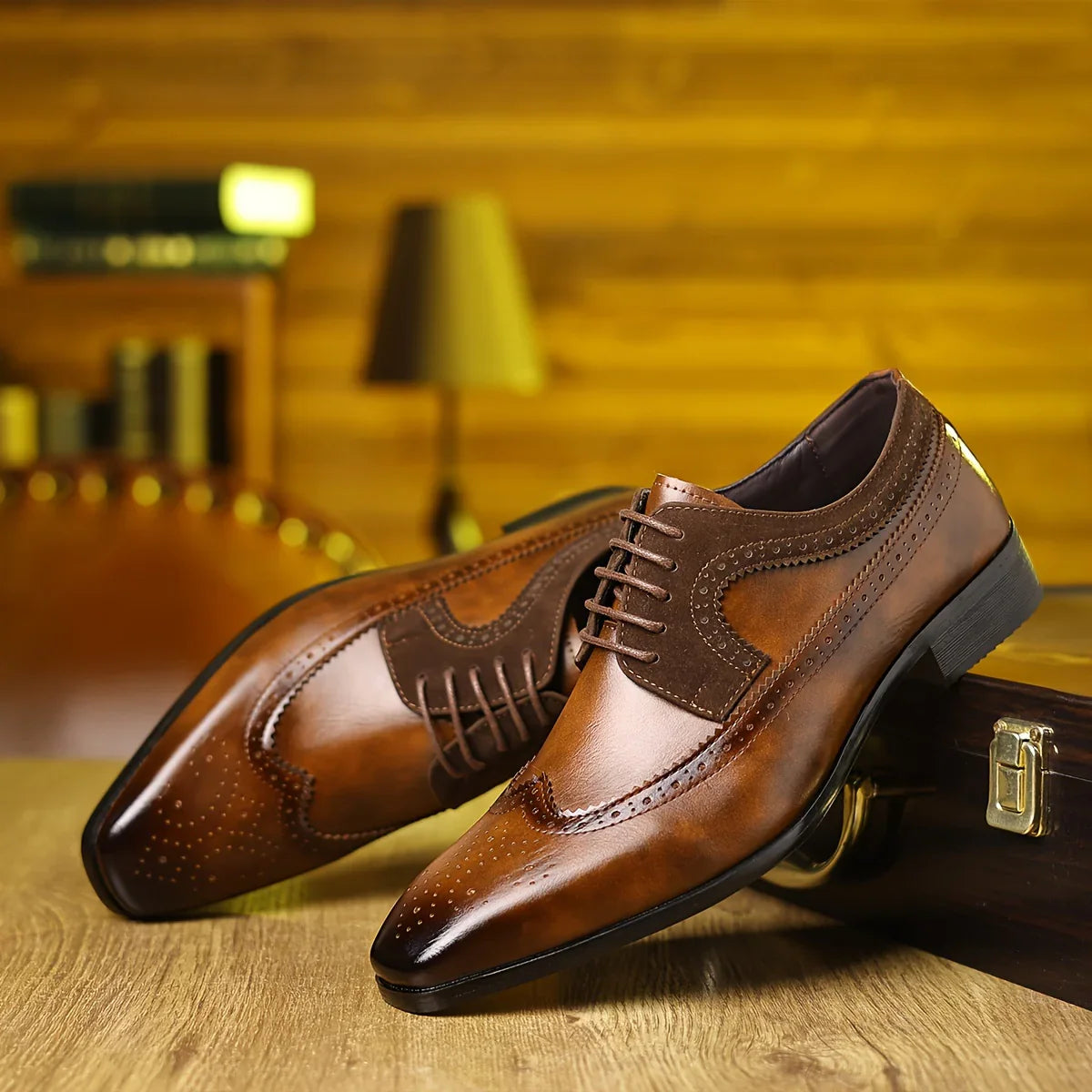 Alexander Prescott Leather Dress Shoes - Echelon Lifestyle